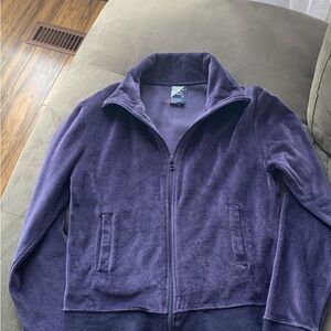 Y2K O'Neill Navy Terry Cloth Zip-Up Sweater/Jacket